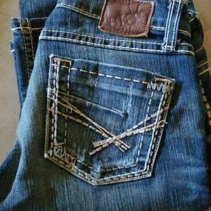 BKE LADIES JEANS SIZE 27L. And ladies boots size 7